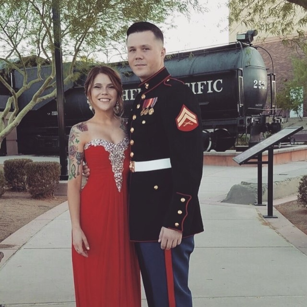 Floor length formal gown